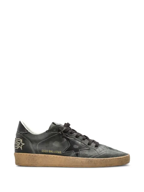 Golden Goose Ball Star distressed-effect sneakers Green GMF00117F008725