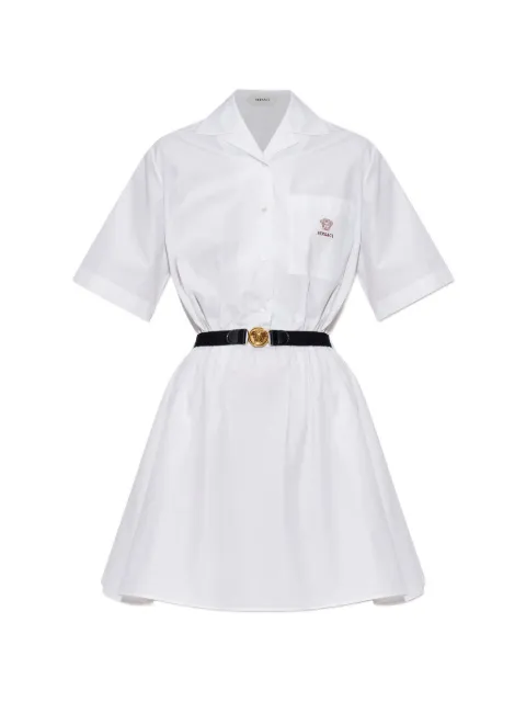 Versace cotton-poplin mini dress White 10258641A13878