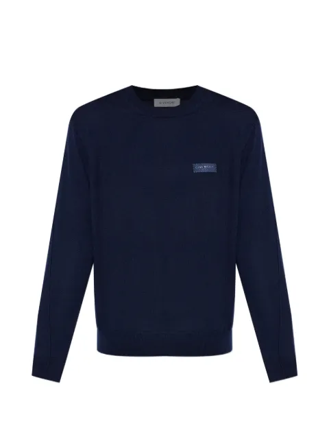 Givenchy logo-patch sweater Blue BM90X74YQL