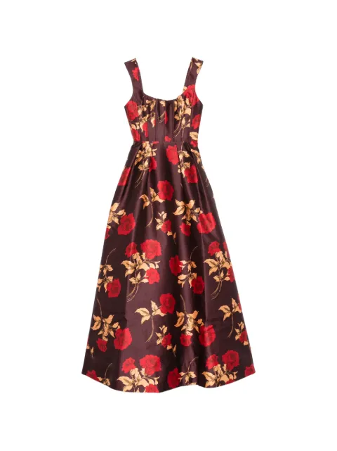 Rebecca Vallance Melora floral-print maxi dress Brown 26031772