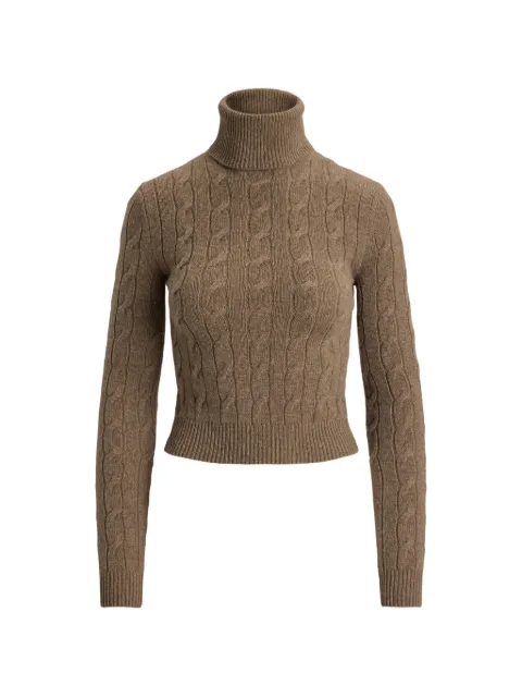 Ralph Lauren Collection cable-knit cashmere sweater Brown 290P23408