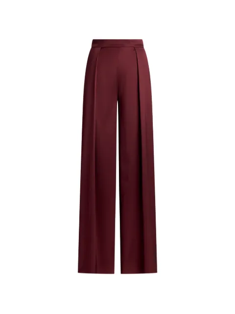 Ralph Lauren Collection Masina pleated palazzo pants Red 290P20639
