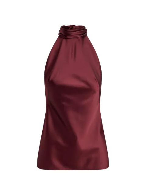 Ralph Lauren Collection Chilton halterneck top Red 290P20988