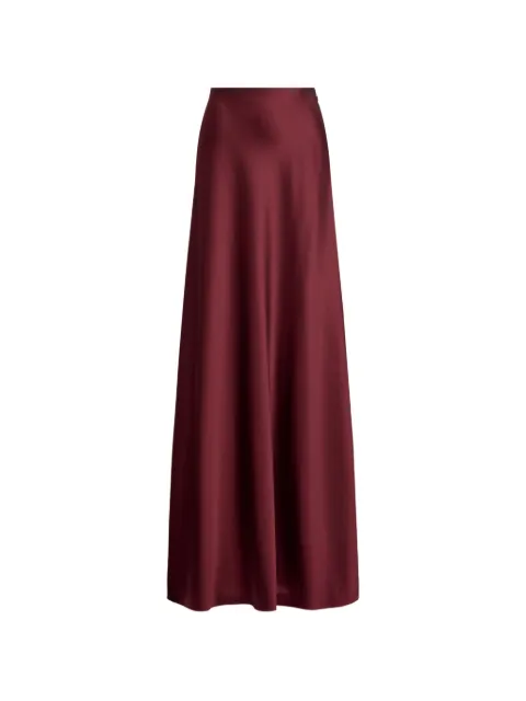Ralph Lauren Collection Masina satin maxi skirt Red 290P24112