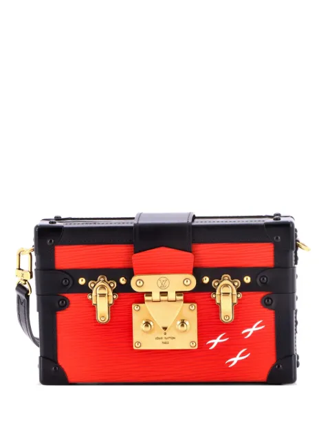 Louis Vuitton Pre-Owned Petite Malle Handbag Epi Leather clutch bag Black OI0P4UF8AUIFMDDK