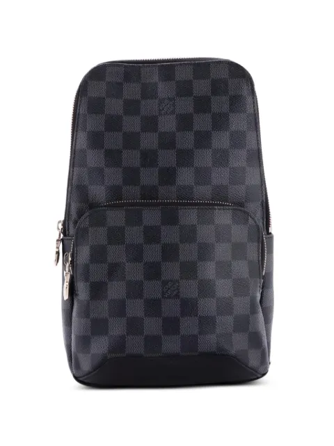 Louis Vuitton Pre-Owned Avenue Sling Bag Damier Graphite crossbody bag Black NJ6INY45BZFOGQE2