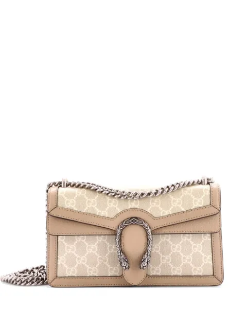 Gucci Pre-Owned Dionysus Bag GG Coated Canvas with Leather Small shoulder bag Neutrals XCH0TA4MHFI5AQPF