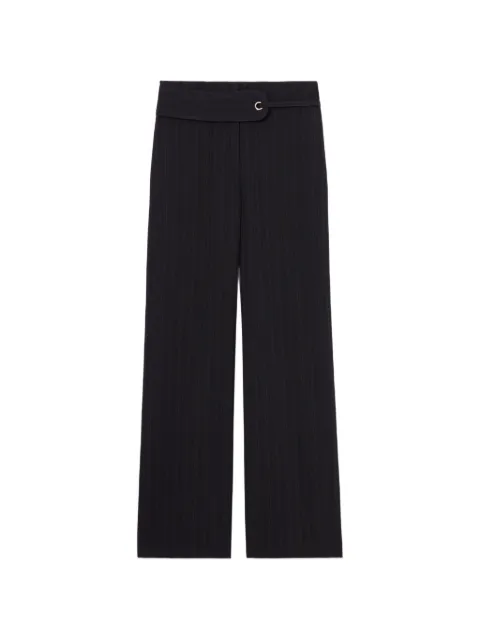 Claudie Pierlot straight striped trousers Blue CFPPA00807