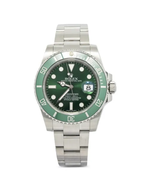 Rolex Submariner 40mm watch Green 116610LV