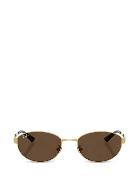 Ray-Ban oval-frame sunglasses Brown 0RB3774D