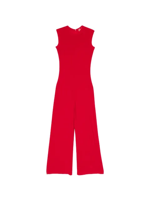 Norma Kamali sleeveless wide-leg jumpsuit Red KK225JPL304946
