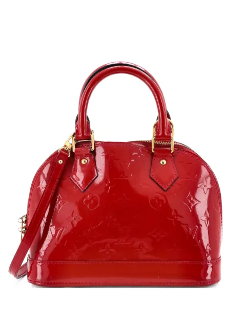 Louis Vuitton Pre-Owned Alma Handbag Monogram Vernis BB shoulder bag Red QARGUEKYD2WFIU9V