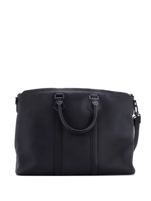 Louis Vuitton Pre-Owned Aerogram Lock It Tote Leather satchel Black OM0K2EQSDP4UQLXY