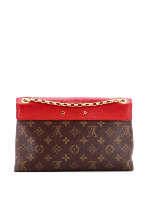 Louis Vuitton Pre-Owned Pallas Chain Monogram Canvas and Calfskin shoulder bag Red IGZNV7AC3L3YRIVO