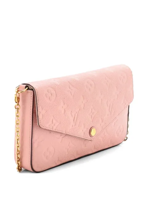 Louis Vuitton Pre-Owned Felicie Pochette Monogram Empreinte Leather crossbody bag Pink FTKCEA0N4KWD8Q7X