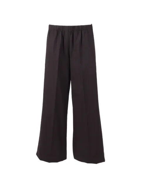 Antonelli elasticated wide-leg trousers Black STEVENQL8737135B