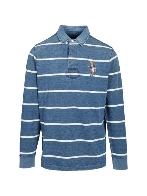 Polo Ralph Lauren classic fit Polo Bear Rugby shirt Blue 710B18562