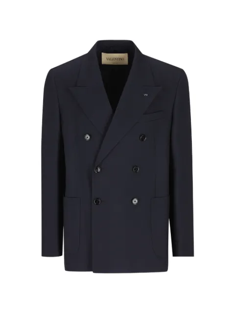 Valentino Garavani double-breasted jacket Blue 9V3CEK34BGW