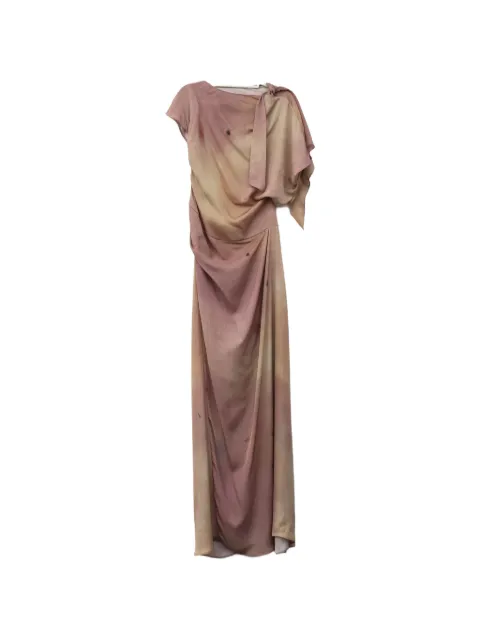 YANGKEHAN draped maxi silk dress Pink YKH26SDRS511F