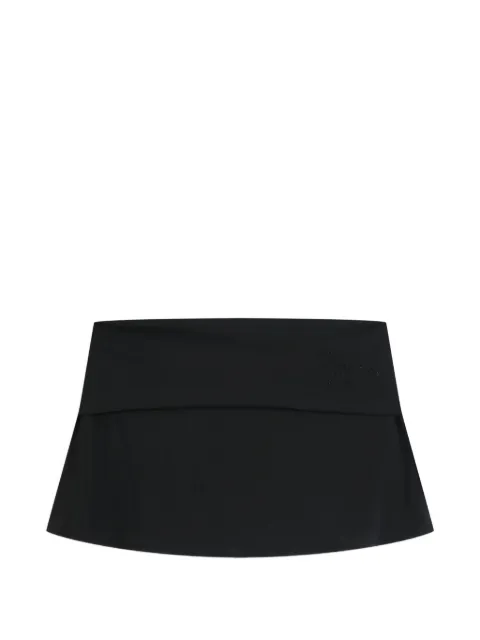 Juicy Couture diamanté roll-down mini skirt Black JCWGS126303101