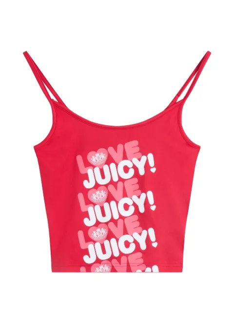 Juicy Couture logo-print pajamas set Red JCYPT126852894