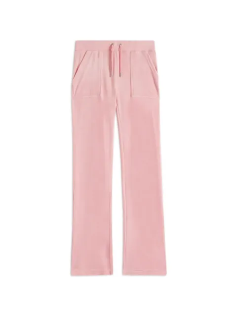 Juicy Couture Del Ray velour track pants Pink JCAP180105