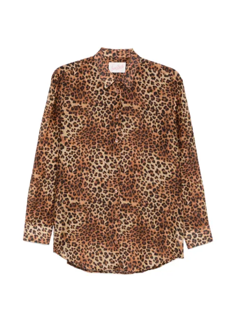 MC2 Saint Barth Brigitte leopard-print shirt Brown BRIG001