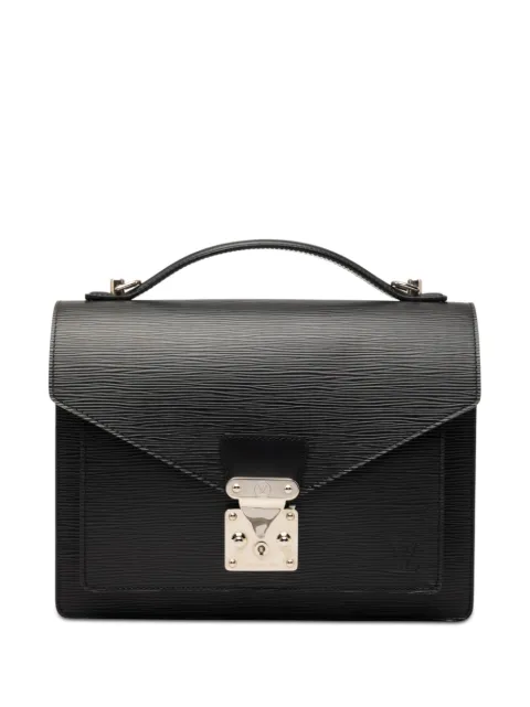 Louis Vuitton Pre-Owned 2006 Epi Monceau 28 satchel Black 39DI3ICLUKDVO61R