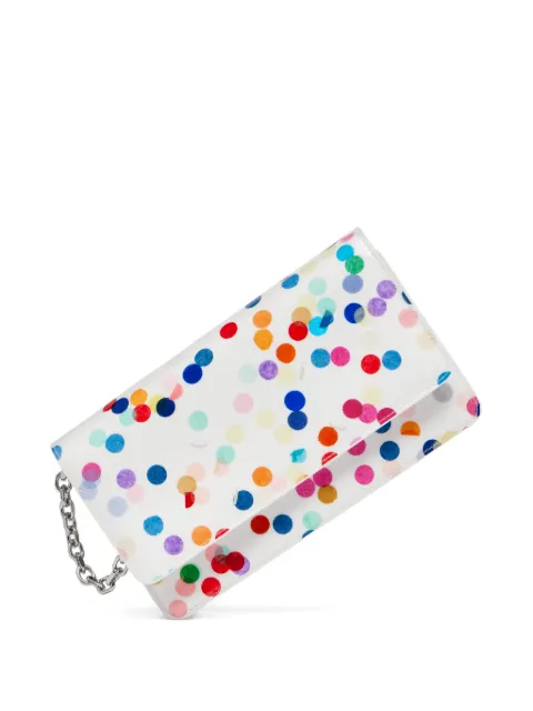 Maison Margiela confetti-print on-chain wallet White SA3UI0008P7793