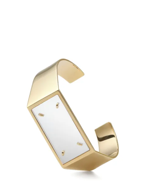Maison Margiela Four Stitches cuff bracelet Gold SM2UY0023P9256