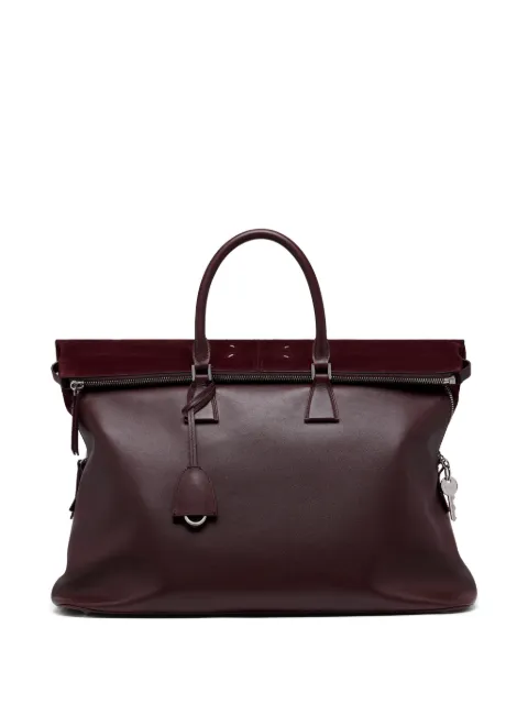 Maison Margiela XL 5AC Soft leather shoulder bag Red SB1WG0086P8991