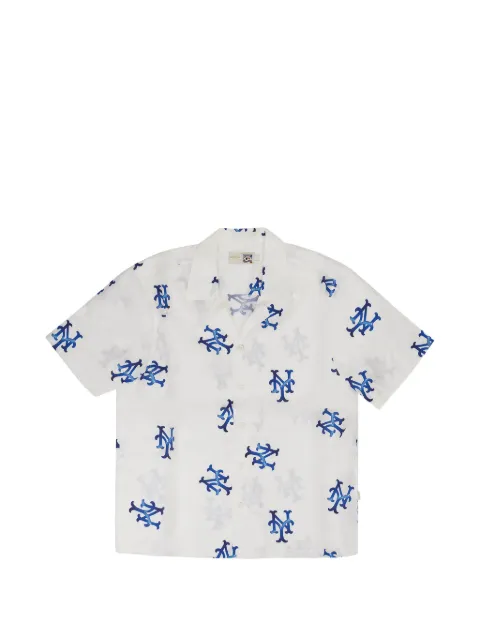 Aimé Leon Dore x New York Mets logo-print shirt White SS24WT027BRIG