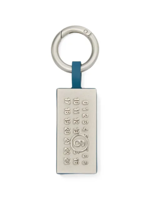 MM6 Maison Margiela Numeric-plaque bag charm Silver SA5UA0005P9061
