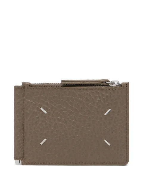 Maison Margiela Four Stitches grained leather wallet Brown SA1UI0050P8844
