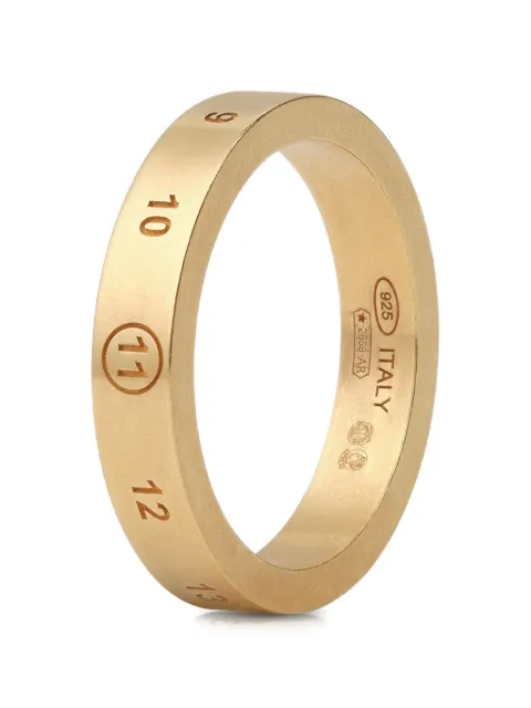 Maison Margiela Number Logo engraved ring Gold SM1UQ0127P9255