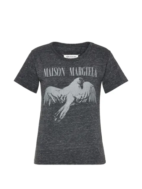 Maison Margiela bird-motif T-shirt Grey S51GC0554M20162