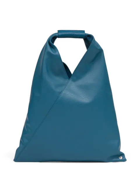 MM6 Maison Margiela Japanese triangular tote bag Blue S54WD0043P8396