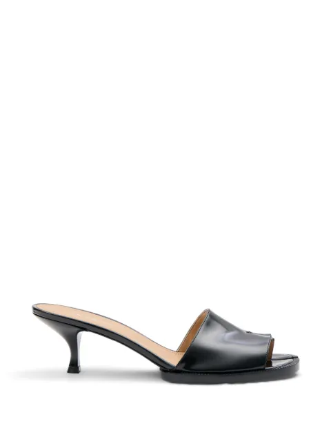 Maison Margiela Tabi brushed-leather mules Black S58WP0313P8193