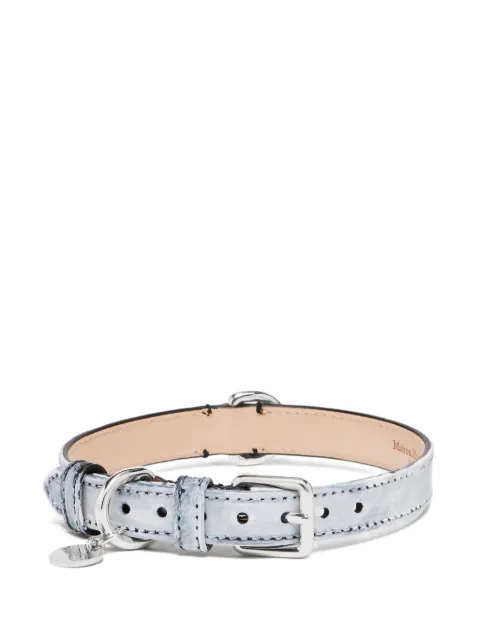 Maison Margiela Bianchetto leather collar Grey SA1VL0064P9235