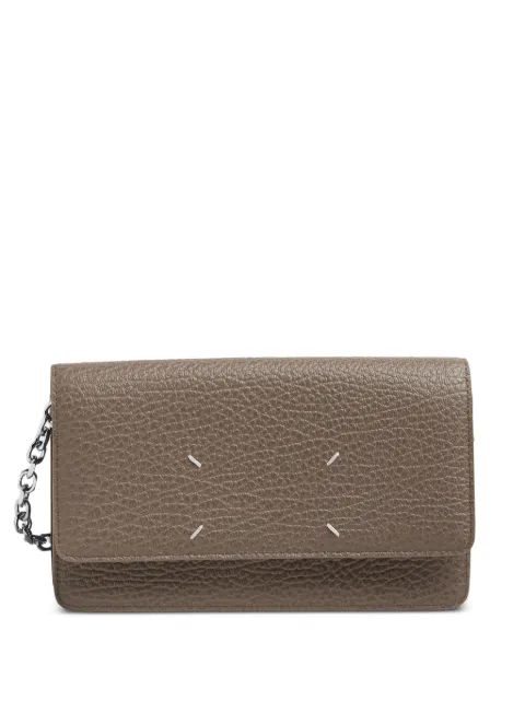 Maison Margiela four-stitch grained leather wallet Grey SA3UI0008P8844