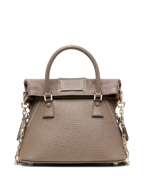 Maison Margiela 5AC Classique leather tote bag Brown SB1WG0083P8833
