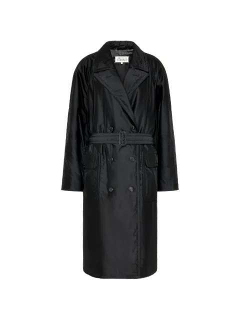 Maison Margiela double-breasted coat Black S51AA0368M35939
