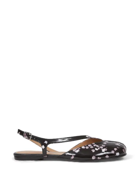 Maison Margiela confetti-print tabi-toe flat sandals Black S58WP0319P7793