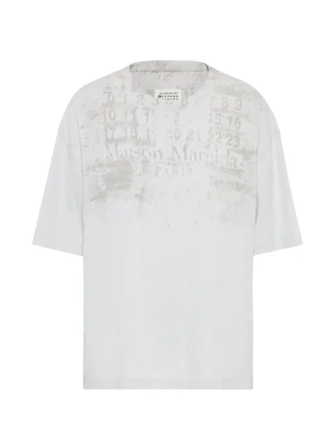 Maison Margiela numeric-print cotton T-shirt Grey S50GC0737S24607