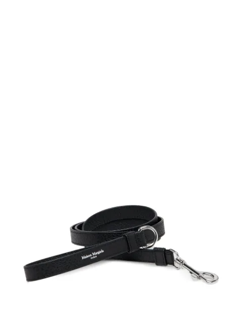Maison Margiela grainy leather leash Black SA1VL0065P4455
