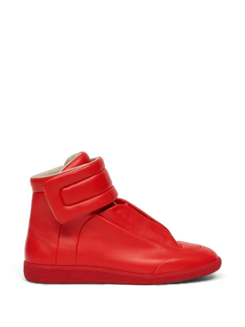 Maison Margiela Future leather sneakers Red S57WS0538P7573