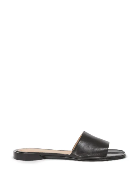 Maison Margiela Tabi leather flat sandals Black S58WP0303P4480