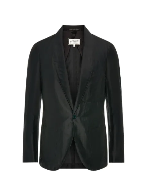 Maison Margiela shawl-lapel single-vent blazer Blue S50BN0561M35996