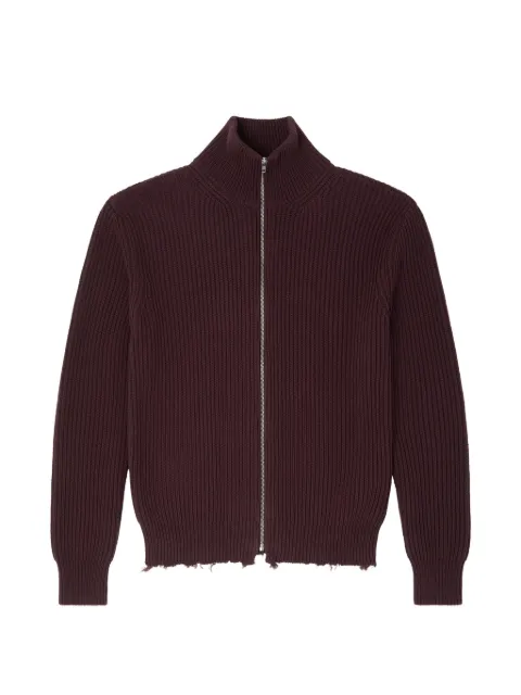 MM6 Maison Margiela ribbed cotton jacket Red SH0AM0021M13039