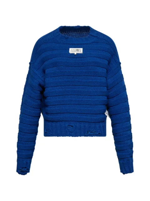 MM6 Maison Margiela wool jumper Blue S52HL0031M13040